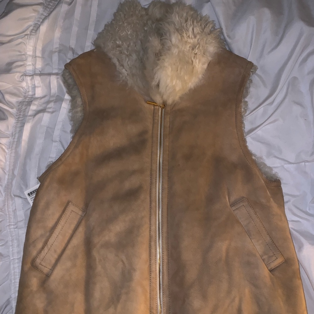 Anne Dee Goldin Himalayan Shearling vest